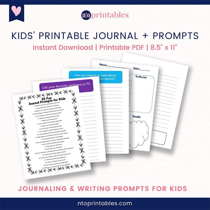 Kids' Journal Prompts | Kids' Writing Prompts