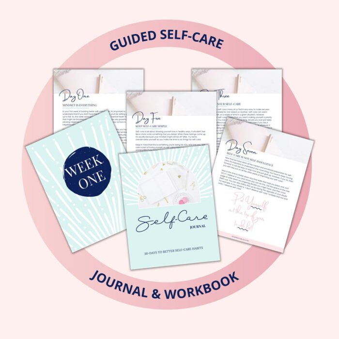 Printable Guided Self Care Journal